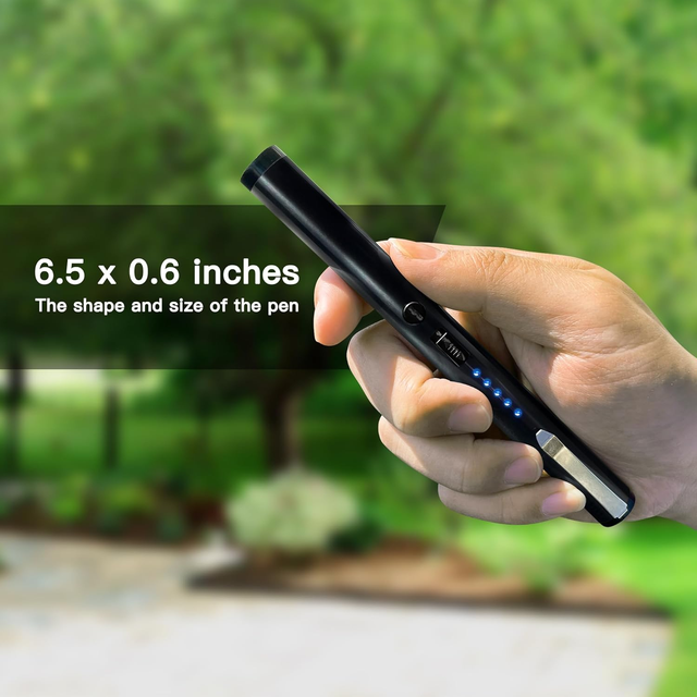 Self Defense Rechargeable Pain Pen with Flashlight Security Pen USB Rechargeable Battery Indicator