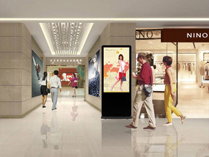 Kiosco publicitario inteligente de 58 pulgadas con pantalla táctil, señalización digital brillante y visualización de video para centros comerciales. - Product Image 6