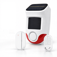 Nouveau Système de Sécurité Solaire Extérieur Intelligent avec Détection Infrarouge par Radar, Capteurs de Mouvement, WiFi, IP66, Kit d'Alarme Intelligent en ABS