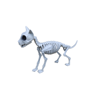 Halloween <b>Plastic</b> Activity Skeleton Cat <b>Animal</b> Skeleton Halloween Horror Decor - Product Image 2