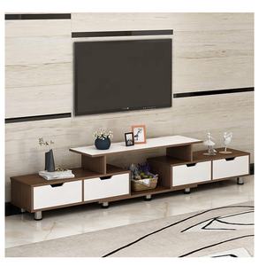 Unidad pequeña simple y moderna para sala de estar, dormitorio, mueble de TV nórdico, mesa de centro, combinación de gabinete de piso, soporte de TV retráctil - Product Image 2
