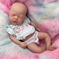 Poupée Reborn réaliste de 12 pouces, micro-prématuré, corps entier en vinyle, garçon, nouveau-né qui ressemble à un vrai bébé