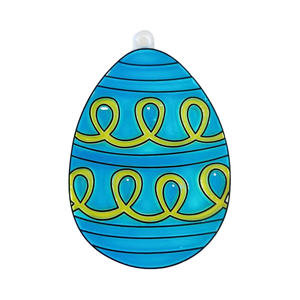 Phục Sinh Hình Dạng Trứng Cửa Sổ Nghệ Thuật Suncatcher Nhựa Mô Hình Với Lỗ Trẻ Em Nguồn Cung Cấp Nghệ Thuật - Product Image 2