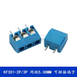 KF301-3P 5.08 مللي متر الملعب PCB محطة كتلة 3 آخر 300V 15A موصل 3 دبوس كتل طرفية