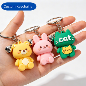 Porte-clés en silicone personnalisé 2026, articles promotionnels, cadeaux d'affaires pour événements, souvenirs et offres promotionnelles - Product Image 6