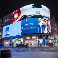 3X8 P6 цифровые вывески на открытом воздухе Mormann Самый дешевый Externo Add Ooh Ad Painel Ecran 8 м2 Publicitaire фронтальная поддержка светодиодного экрана