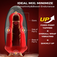 APP LCD-Display Männliche Penis-Massage- und Übungsgerät Masturbationsmaschine Sexspielzeug für Männer