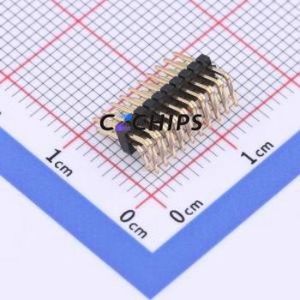 X1321WR-2x10J-C40D18 Pin Header Bent Lead Through Hole,P=1.27mm Connector 2x10P 1.27mm 1.27mm Pin Header - Product Image 2