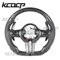 Volant en fibre de carbone forgé pour BMW M2 M3 M4 M5 M6 F10 F18 F11 F12 F30 F91 F92 F48 F49 F25 F26 F15 F16 F85 X1 X3 X4 X5 X6