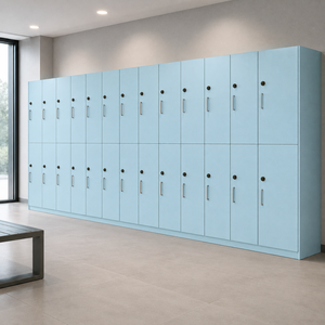 Custom Compact Laminate Gym Locker High Waterproof Assembled Electronic Lock Storage Cabinet Adjustable Shelves MODERN DESIGN Sl - Product Image 3
