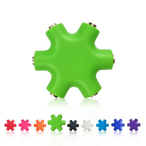 3.5mm jack cắm cáp splitter adapter 6 cách đa Tai nghe Adapter - Product Image 2