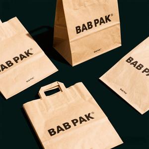 Bolsa de Papel para Envasado de Alimentos con Impresión Offset, Logotipo Personalizado, Reciclable, Bolsa de Papel Plana Estándar, Bolsa de Papel Kraft Clásica con Asas Retorcidas - Product Image 2