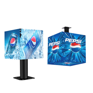 Pantalla LED Cúbica Programable para Exteriores, Impermeable, Vista de 360°, 4 y 5 Lados, Colgante, Interactiva, para Publicidad Comercial - Product Image 3