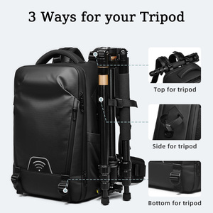 Sac à dos pour appareil photo, imperméable, grande capacité, sac pour appareil photo, support pour trépied, sac à dos de photographie de voyage pour photographes professionnels - Product Image 3