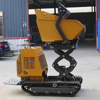 Hydraulischer Raupenkipper 13,5 PS CE Euro 5 für Baustelle, Bauernhof, Garten, Obstgarten und Lager