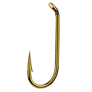 CASTSOON Atacado Aço Forte Fish Hook 8 #12 #14 #16 # Long Handle Circle Fishinghook Bulk Fly Sea Fishing Gancho de atum