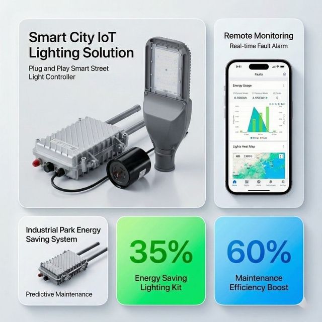 CTW501BH Lora High Input 480V Remote Control Real-time Collection of Information LoRaWan Intelligent Street Light Controller