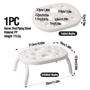 <span class=keywords><strong>Support</strong></span> de rangement pour poches <span class=keywords><strong>à</strong></span> <span class=keywords><strong>douille</strong></span> et douilles de pâtisserie, en plastique, pour décoration de gâteaux - Product Image 5