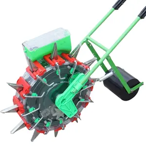 Manual hand push sowing machine corn planter