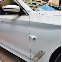 Caméra de vision latérale de porte de voiture 2 en 1 AHD 1080P sans perçage avec autocollant