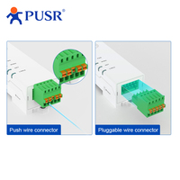 PUSR DIN Rail RS485 a convertidor Ethernet Modbus Gateway Modbus RTU a TCP Watchdog Protection