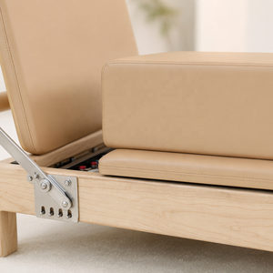 Cama de Pilates Plegable de Madera de Arce con Resortes Importados, Cuero PU Premium, Equipo Profesional para Estudio y Hogar - Product Image 4