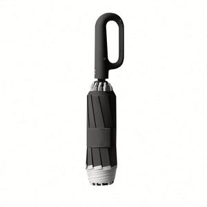 Fully Automatic Folding Uv Protect Sturdy Large Travel Portable Paraguas Rainy C Shape Ring Buckle Reverse <b>Umbrella</b> - Product Image 2
