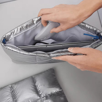 Luxury Soft Padded Tablet Bag Square Quilted Laptop Sleeve for Women Trendy Office Commute Bag Private Label Manufacturer