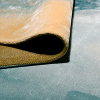 Tapis en Tencel Écologique à Motifs Abstraits Tuftés à la Main Entièrement Personnalisable pour les Designers d'Intérieur et les Hôtels Anti-Poussière et Adapté aux Animaux