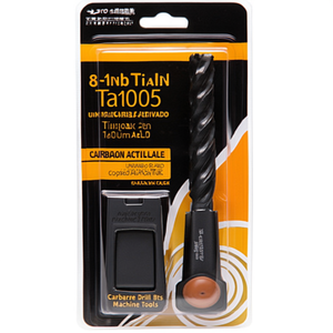 Foret universel en carbure Ta1005 8xD Nano TiAlN, revêtement nano, pour machines-outils - Product Image 2