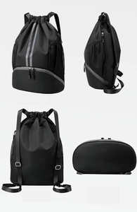 Sac à dos à cordon personnalisé en tissu Oxford léger pour le basketball, le football, les sports de plein air, l'alpinisme, cadeau idéal - Product Image 4