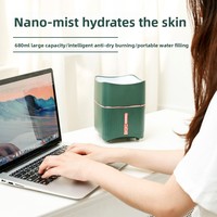Diffuseur d'arômes électrique à brume fine avec humidification et diffusion de parfum, fonctionnement silencieux