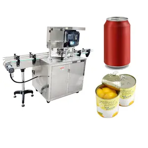 Drink can sealing machine automatic soda vacuum tin can lid closing machine