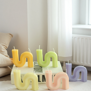 Customizable Eco-Art Luxury Wedding art custom candles slogan 100% Non-Toxic Natural Scented candle - Product Image 6