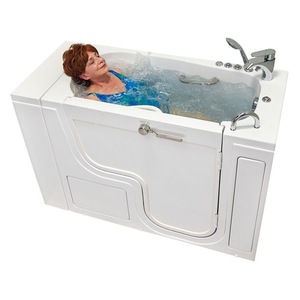 Preço de fábrica Hot <span class=keywords><strong>Tub</strong></span> Pool Indoor Modern Autônomo Acrílico Caminhada na Banheira Banheiras Combinadas com Chuveiro - Product Image 5