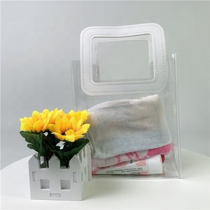 Tùy Chỉnh Pvc Trang Sức Nhựa Lưới Dây Kéo Túi Lớn Rõ Ràng Pvc Trang Điểm Túi Phẳng Mềm Pvc Vật Liệu Da Đùn Cho Túi - Product Image 5