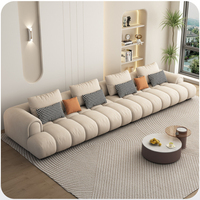 Italienisches Luxus-Sofa in Weiß, Modulares Quadratisches Kombinations-Set für Wohnzimmer, Ecksofa-Garnitur im Modernen Stil