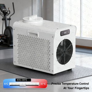 Machine à bain de glace 1/3 CV <span class=keywords><strong>Petit</strong></span> refroidisseur d'eau Mini taille Refroidisseur de bain froid intégré avec filtre et pompe - Product Image 6