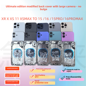 <span class=keywords><strong>Funda</strong></span> Protectora para Teléfono Móvil Compatible con XR/XSMAX/11/15, Diseño DIY con Protección de 360°, Apariencia Dorado Desierto, Reparación de Emergencia - Product Image 1