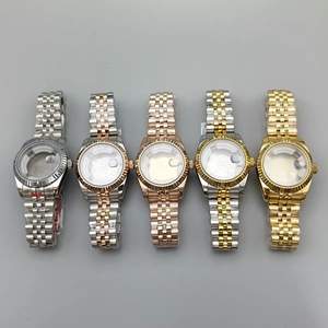 Pièces de montre pour femmes NH05, boîtier et bracelet de 31 mm, loupe en verre saphir, compatible avec le mouvement NH05 - Product Image 1