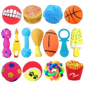 Çevre dostu TPR köpek oyuncak Molar ses Bite dayanıklı küçük/orta/büyük boyutları su geçirmez IP67 tavuk lezzet eğitim malzemeleri - Product Image 4