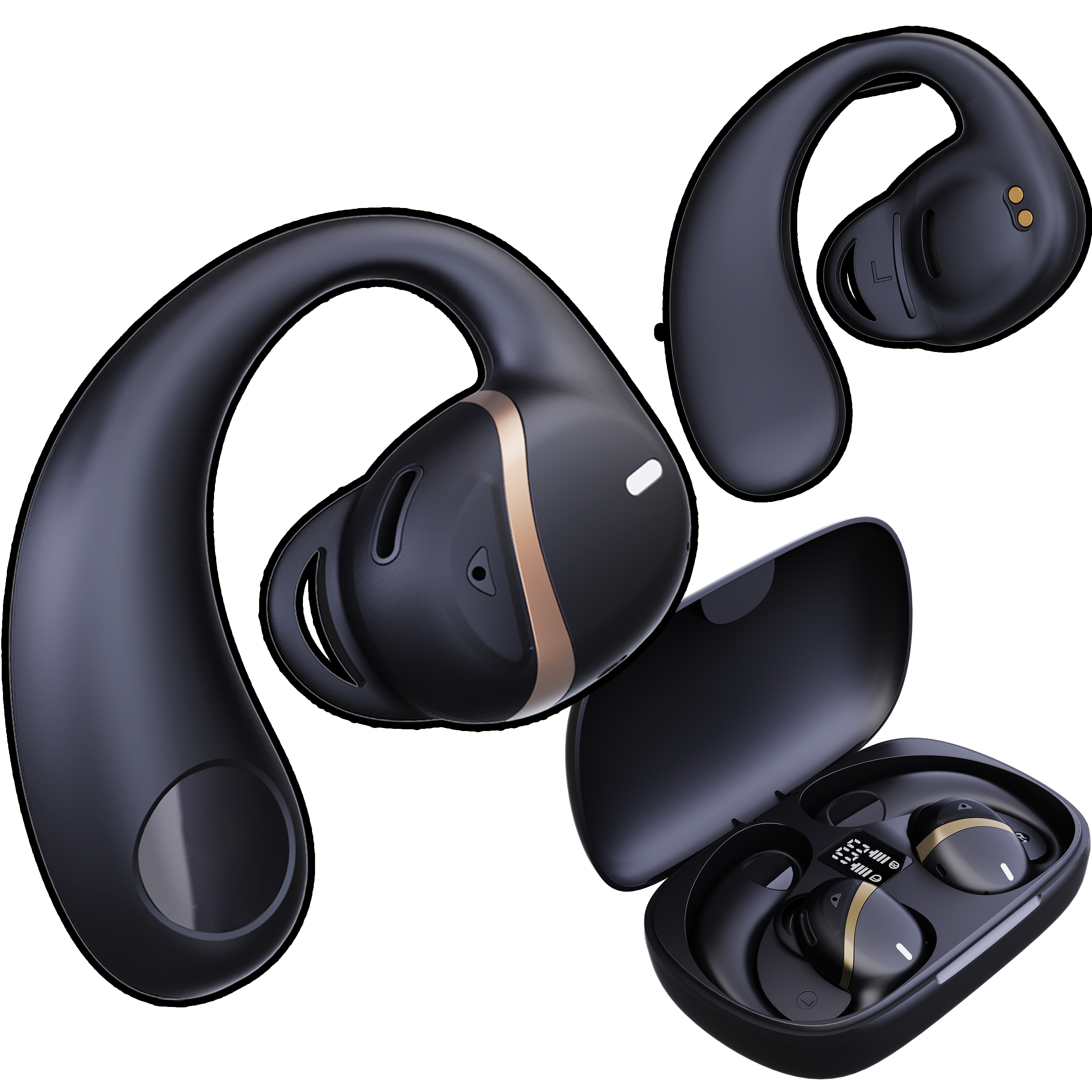 Audiophile беспроводной наушники с открытым ухом выносливость спортивные наушники открытые вкладыши Наушники-вкладыши Tws с гарнитуры низкую задержку беспроводной передатчик стерео наушники