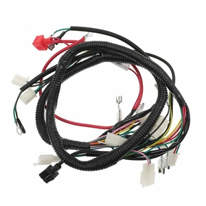 Kit Harness kabel kontrol, Aksesori perakitan Harness kawat listrik kustom untuk sepeda motor - Product Image 3