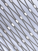 Filet de sécurité en treillis métallique tissé en acier inoxydable pour balcon de bâtiment en hauteur, protection anti-chute pour l'escalade