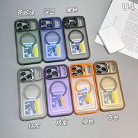 Coque de téléphone GSCASE pour iPhone 17 Pro Max, vente en gros, finition mate, avec support magnétique pour objectif d'appareil photo, personnalisable, pour fille