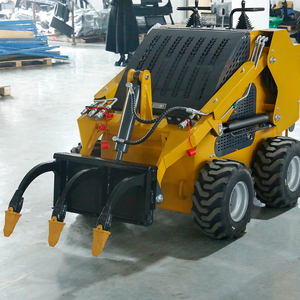 Mini Compact <b>Wheel</b> Front Skid Steer <b>Small</b> Track EPA CE 5 Engine High Efficiency Professional - Product Image 3