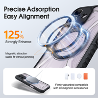 Coque de téléphone magnétique antichoc en gros pour Android, design sport transparent, en stock pour iPhone 17 16 15 14 Pro Max