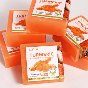 Private Label Anti rughe collagene olio di cocco anche tono della pelle miele di zenzero rimuovere l'acne sapone schiarente fatto a mano - Product Image 1