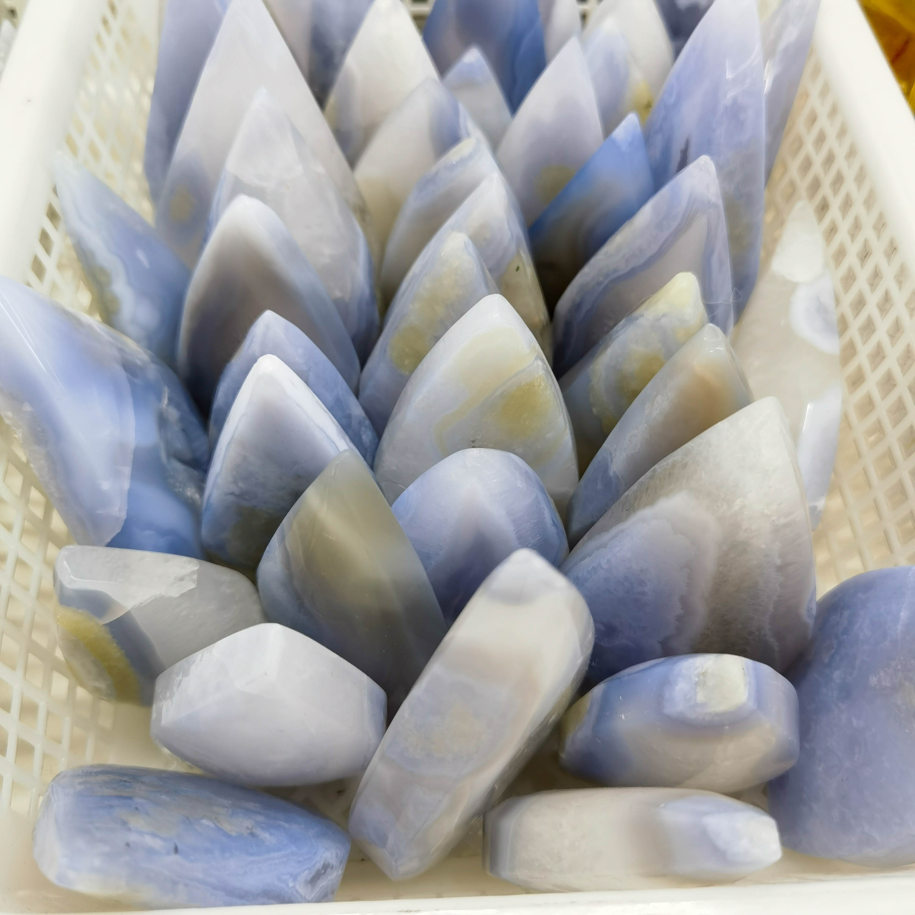 Ágata de encaje azul