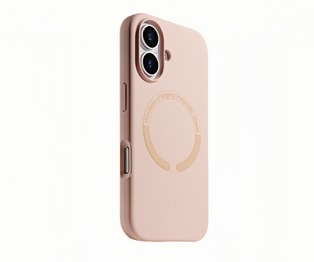 Skin Feel Liquid Silicone Magnetic Phone Case Large Hole Anti-drop Cover for iPhone 11 12 13 14 15 16 17